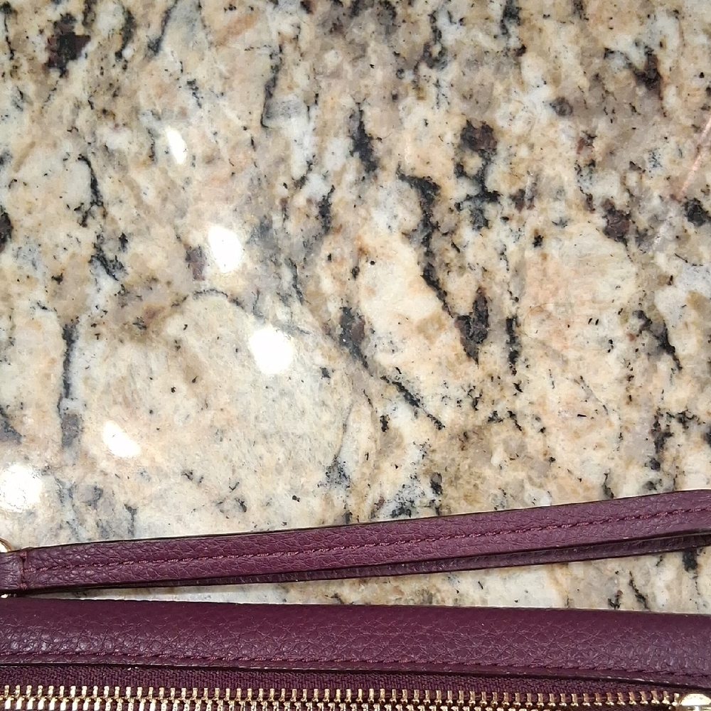 Coach Burgundy Wallet and Card Holder Set EUC - Picture 5 of 9